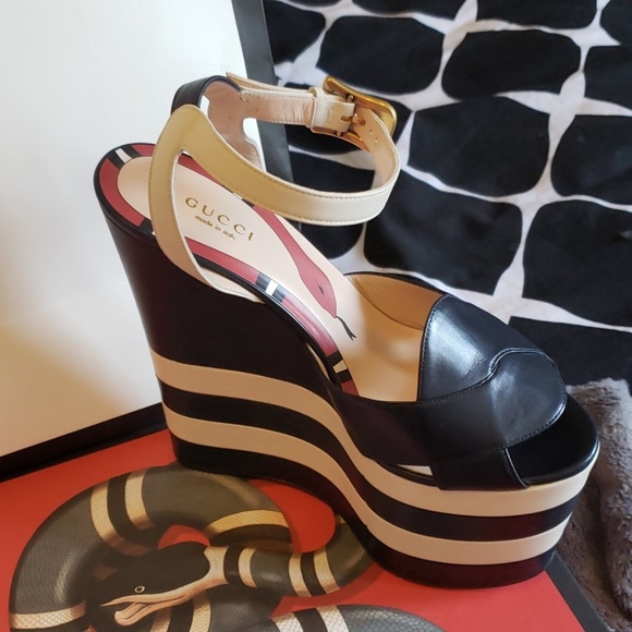 Authenic Gucci Wedge Heels - Picture 2 of 5